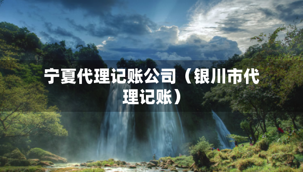 宁夏代理记账公司(银川市代理记账) 宁夏代理记账公司(银川市代理记账)