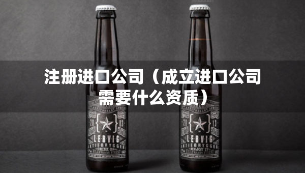 注册进口公司（成立进口公司需要什么资质）