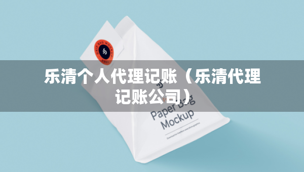 乐清个人代理记账（乐清代理记账公司）