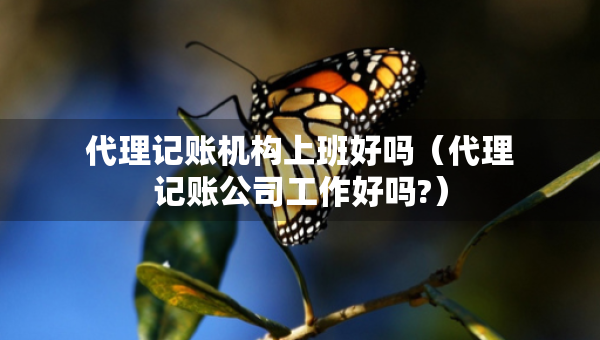 代理记账机构上班好吗（代理记账公司工作好吗?）