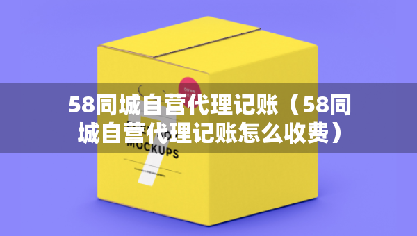58同城自营代理记账（58同城自营代理记账怎么收费）