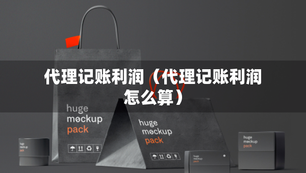代理记账利润（代理记账利润怎么算）