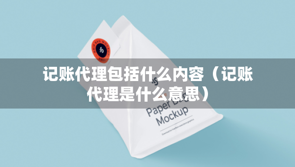 记账代理包括什么内容（记账代理是什么意思）