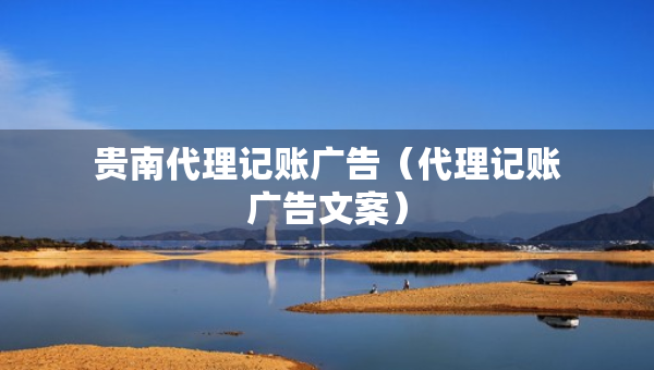 贵南代理记账广告（代理记账广告文案）