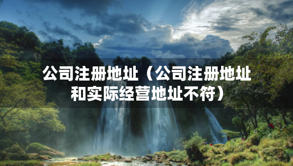 公司注册地址（公司注册地址和实际经营地址不符）