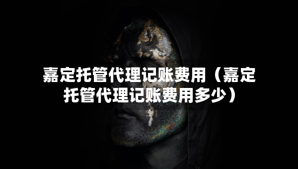 嘉定托管代理记账费用（嘉定托管代理记账费用多少）