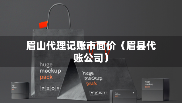 眉山代理记账市面价（眉县代账公司）