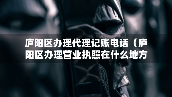庐阳区办理代理记账电话（庐阳区办理营业执照在什么地方）