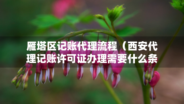 雁塔区记账代理流程（西安代理记账许可证办理需要什么条件）