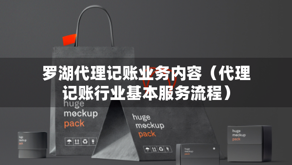 罗湖代理记账业务内容（代理记账行业基本服务流程）