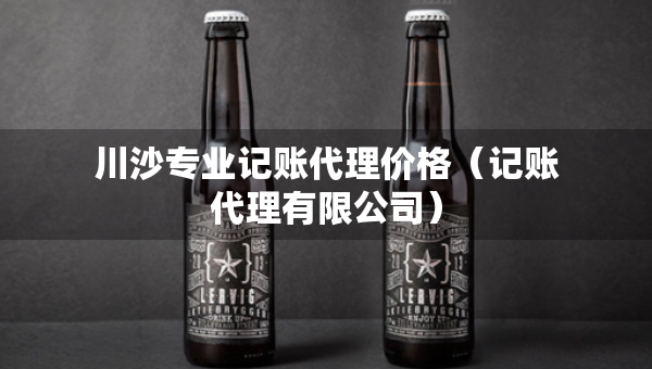 川沙专业记账代理价格（记账代理有限公司）
