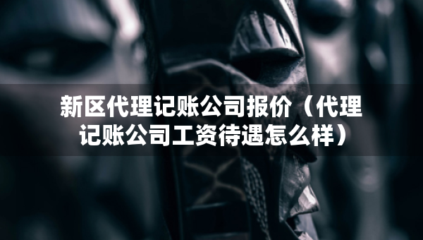 新区代理记账公司报价（代理记账公司工资待遇怎么样）
