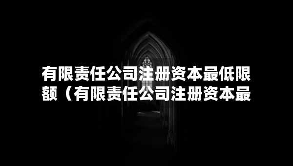 有限责任公司注册资本最低限额（有限责任公司注册资本最低限额为多少万元）