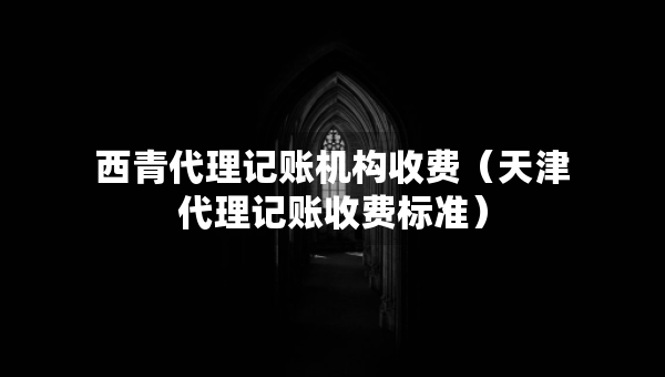 西青代理记账机构收费（天津代理记账收费标准）