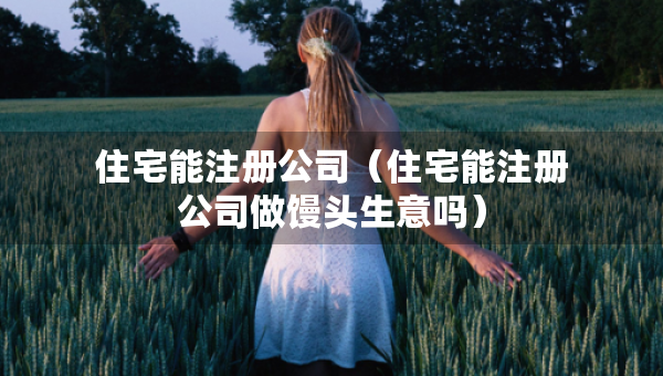 住宅能注册公司（住宅能注册公司做馒头生意吗）