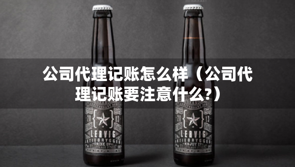 公司代理记账怎么样（公司代理记账要注意什么?）