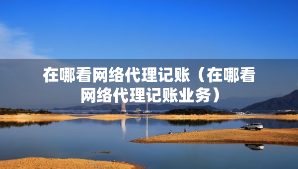 在哪看网络代理记账（在哪看网络代理记账业务）