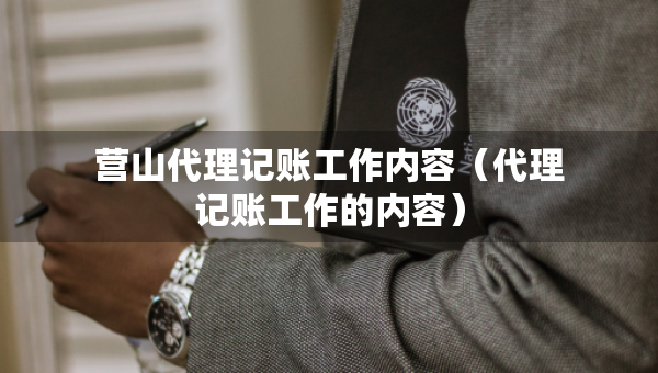 营山代理记账工作内容（代理记账工作的内容）