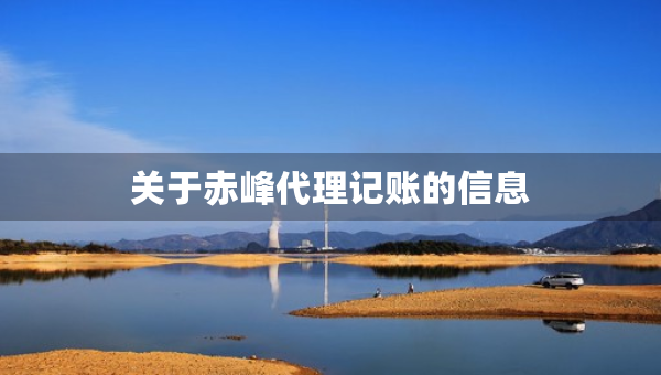 关于赤峰代理记账的信息