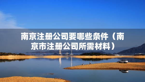 南京注册公司要哪些条件（南京市注册公司所需材料）