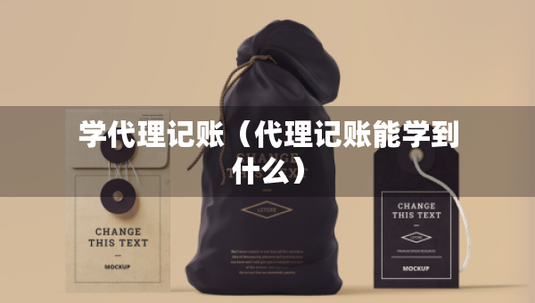 学代理记账（代理记账能学到什么）