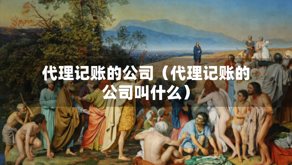 代理记账的公司（代理记账的公司叫什么）