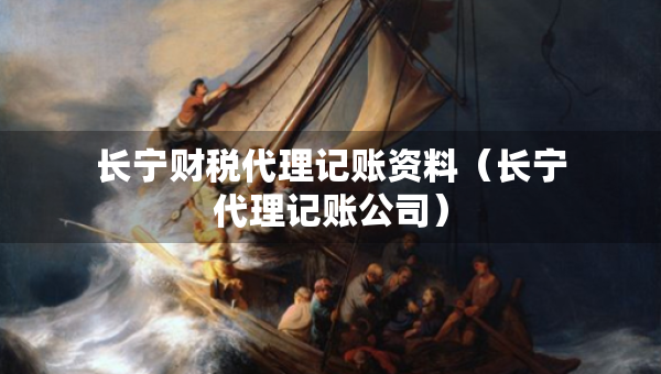 长宁财税代理记账资料（长宁代理记账公司）