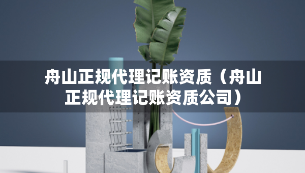 舟山正规代理记账资质（舟山正规代理记账资质公司）