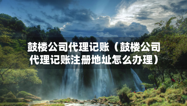 鼓楼公司代理记账（鼓楼公司代理记账注册地址怎么办理）