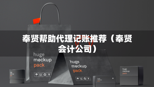 奉贤帮助代理记账推荐（奉贤会计公司）