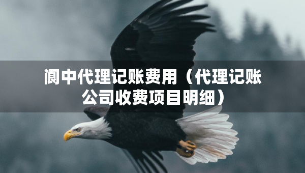 阆中代理记账费用（代理记账公司收费项目明细）