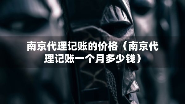 南京代理记账的价格（南京代理记账一个月多少钱）