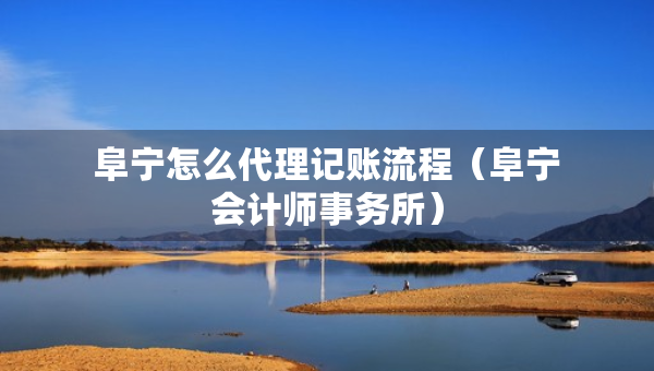 阜宁怎么代理记账流程（阜宁会计师事务所）