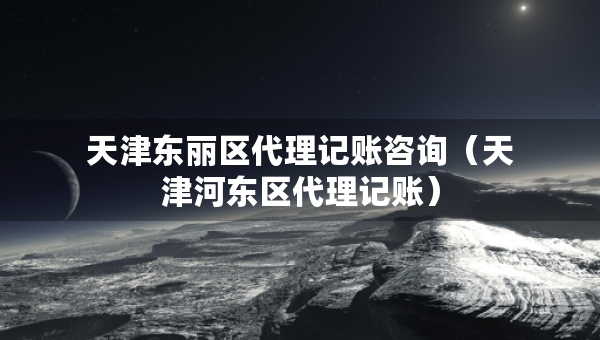 天津东丽区代理记账咨询（天津河东区代理记账）