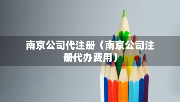 南京公司代注册（南京公司注册代办费用）