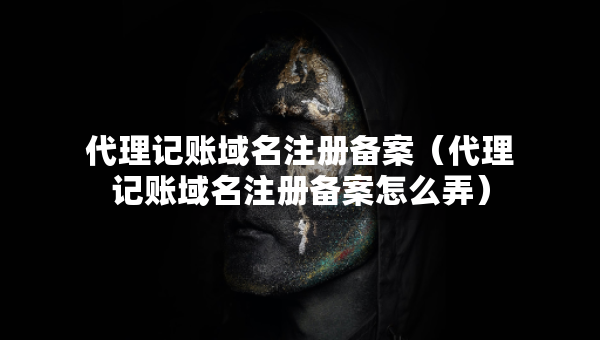 代理记账域名注册备案（代理记账域名注册备案怎么弄）