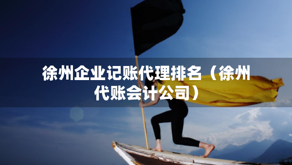 徐州企业记账代理排名（徐州代账会计公司）