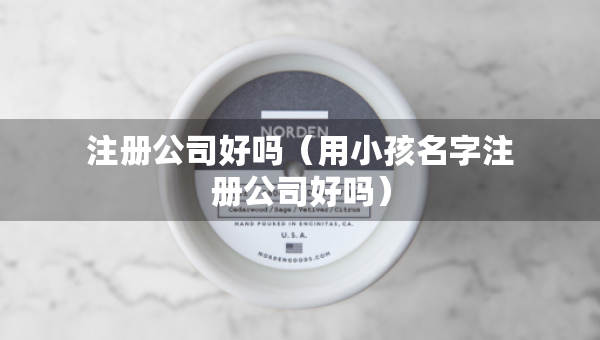 注册公司好吗（用小孩名字注册公司好吗）