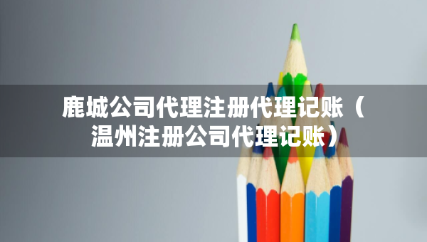 鹿城公司代理注册代理记账（温州注册公司代理记账）