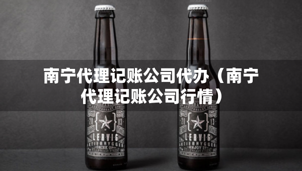 南宁代理记账公司代办（南宁代理记账公司行情）