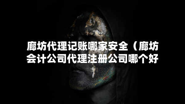 廊坊代理记账哪家安全（廊坊会计公司代理注册公司哪个好）