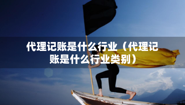 代理记账是什么行业（代理记账是什么行业类别）