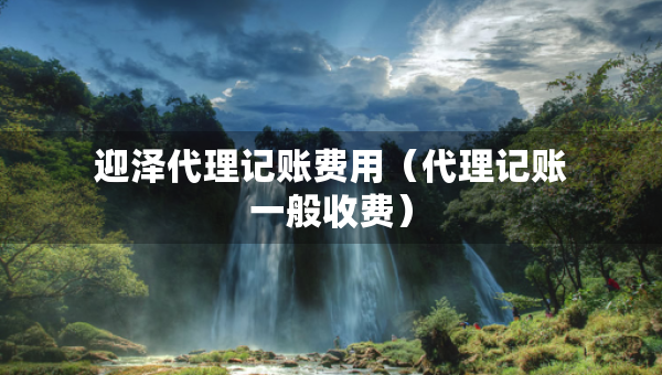 迎泽代理记账费用（代理记账一般收费）