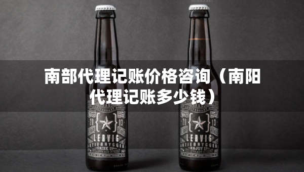 南部代理记账价格咨询（南阳代理记账多少钱）