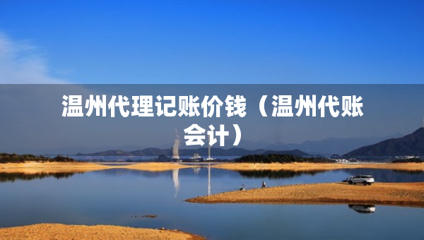 温州代理记账价钱（温州代账会计）