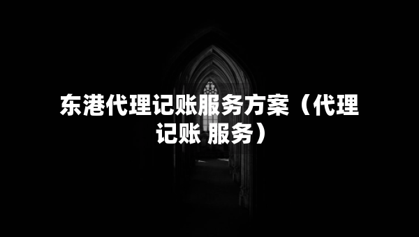 东港代理记账服务方案（代理记账 服务）