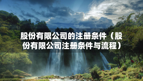 股份有限公司的注册条件（股份有限公司注册条件与流程）