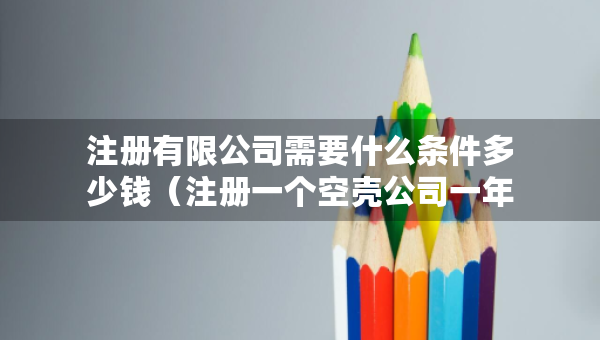 注册有限公司需要什么条件多少钱（注册一个空壳公司一年交多少费用）