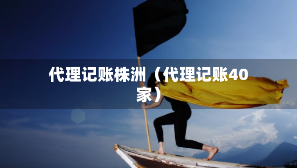 代理记账株洲（代理记账40家）