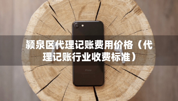颍泉区代理记账费用价格（代理记账行业收费标准）